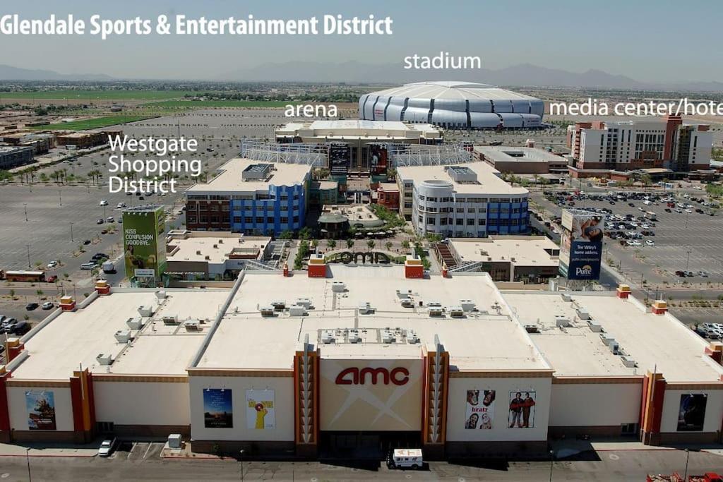 4 Bedroom Home-Casino-State Farm Stadium Only 2 Miles Glendale Exteriör bild